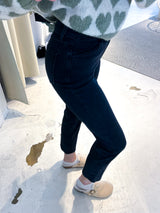 Mom Jeans Classic Schwarz