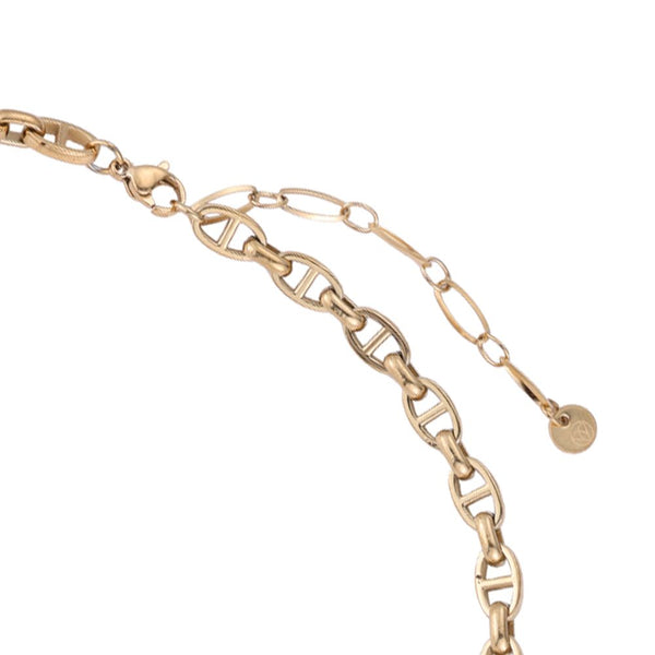 Thick Nose Chain Edelstahl Kette Gold