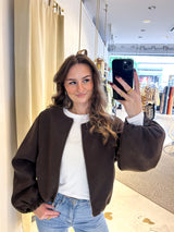 Bomberjacke Basic Braun