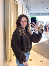 Bomberjacke Basic Braun