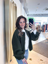 Bomberjacke Basic Olive