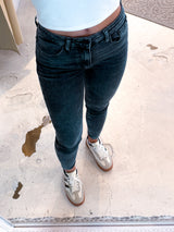 Skinny Jeans Dunkelgrau