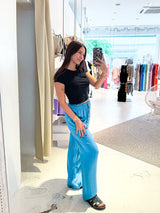 Silky Hose Taubenblau