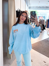 Arizona Crew Neck Hellblau