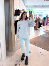 Espresso Martini Crew Neck Hellgrau