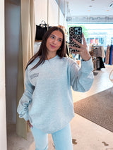 Espresso Martini Crew Neck Hellgrau