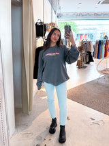 You Are Enough Crew Neck Dunkelgrau