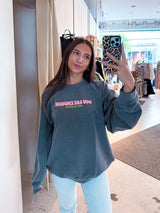 You Are Enough Crew Neck Dunkelgrau