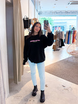 You Are Enough Crew Neck Schwarz