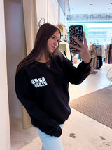 Good Vibes Crew Neck Schwarz