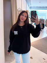 Good Vibes Crew Neck Schwarz