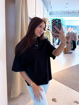 Bel Air Heavy Oversized Tee Vintage Black Gum