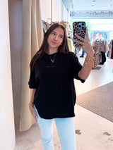 Bel Air Heavy Oversized Tee Vintage Black Gum