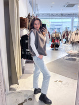 Teddy Weste Hellbraun