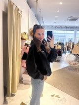 Brielle Oversized Sweat Jacket Vintage Black