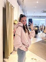 Trakai Oversized Hoodie Washed Powder Pink