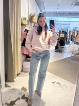 Trakai Oversized Hoodie Washed Powder Pink