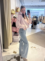 Trakai Oversized Hoodie Washed Powder Pink