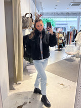 Georgia Teddy Puffer Jacket Schwarz