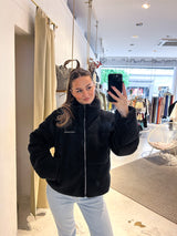 Georgia Teddy Puffer Jacket Schwarz