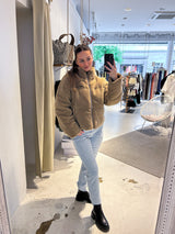 Georgia Teddy Puffer Jacket Sand