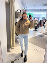 Georgia Teddy Puffer Jacket Sand
