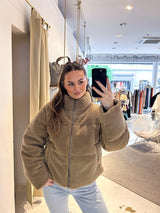 Georgia Teddy Puffer Jacket Sand