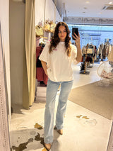 Piana Heavy Oversized Tee Washed Warm White