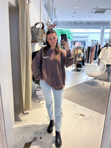 Dog Mum Crew Neck Braun