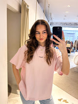 Miravet Heavy Oversized Tee Washed Powder Pink