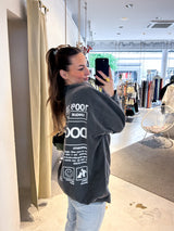 Dog Mum Crew Neck Dunkelgrau