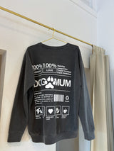 Dog Mum Crew Neck Dunkelgrau