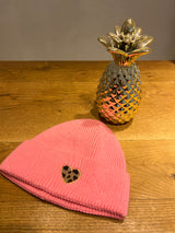 Beanie mit Herz Pink