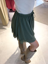 Rüschen Skort Olive