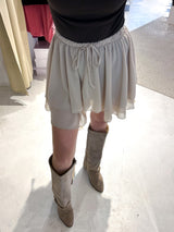 Rüschen Skort Beige