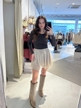 Rüschen Skort Beige