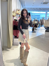 Rüschen Skort Beige