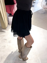 Rüschen Skort Schwarz