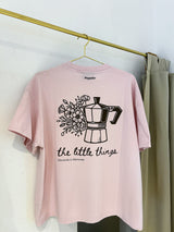 Miravet Heavy Oversized Tee Washed Powder Pink