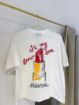 Piana Heavy Oversized Tee Washed Warm White