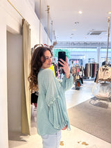 Pünktchen Bluse Mint