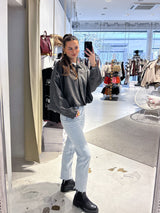 Kunstwildlederjacke Olive