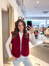 Teddy Weste 2.0 Weinrot