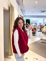 Teddy Weste 2.0 Weinrot