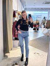 Long Mom Jeans Classic Blue