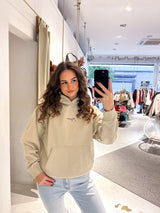 Beja Oversized Hoodie Washed Cozy Beige