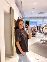 Deva Heavy Oversized Tee Washed Walnut Brown