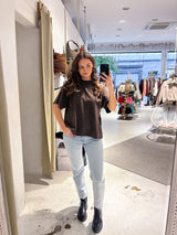 Deva Heavy Oversized Tee Washed Walnut Brown