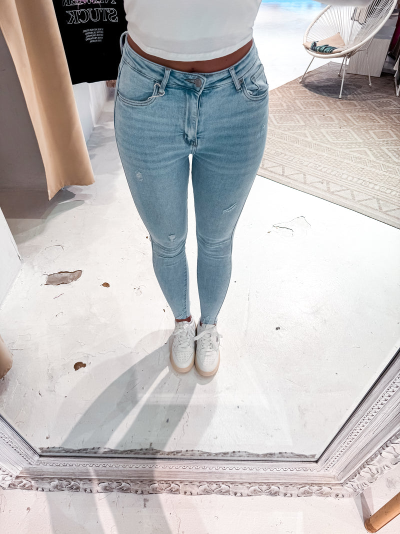 Skinny Jeans Hellblau