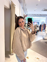 Kunstwildlederjacke Beige